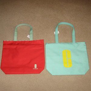 Clinique Tote Bags Lot of 2  NWT Great For The Beach